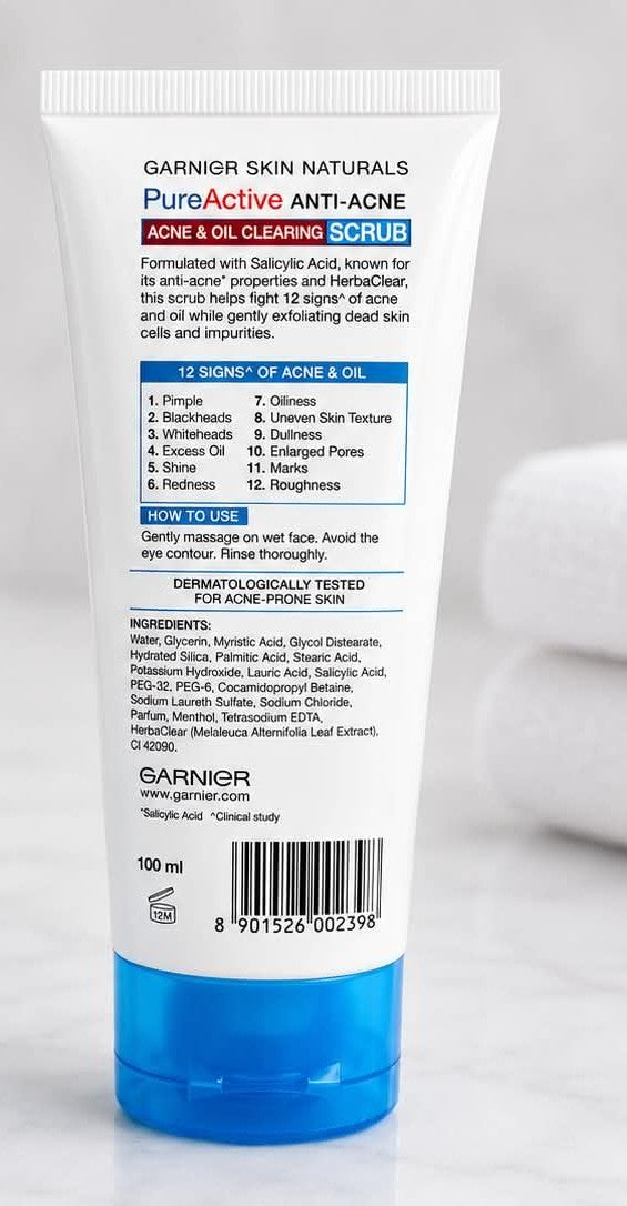 Garnier Pure Active Anti Acne Scrub
