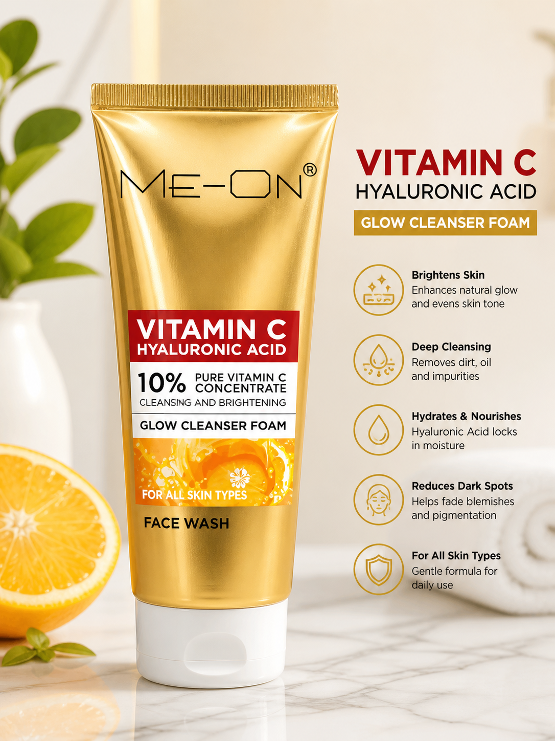 ME-ON Vitamin C Hyaluronic Face Wash