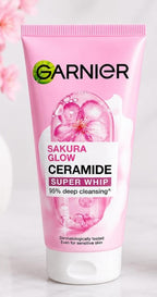 Garnier Sakura Glow Ceramide Face Wash