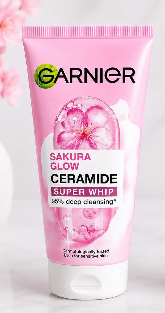 Garnier Sakura Glow Ceramide Face Wash