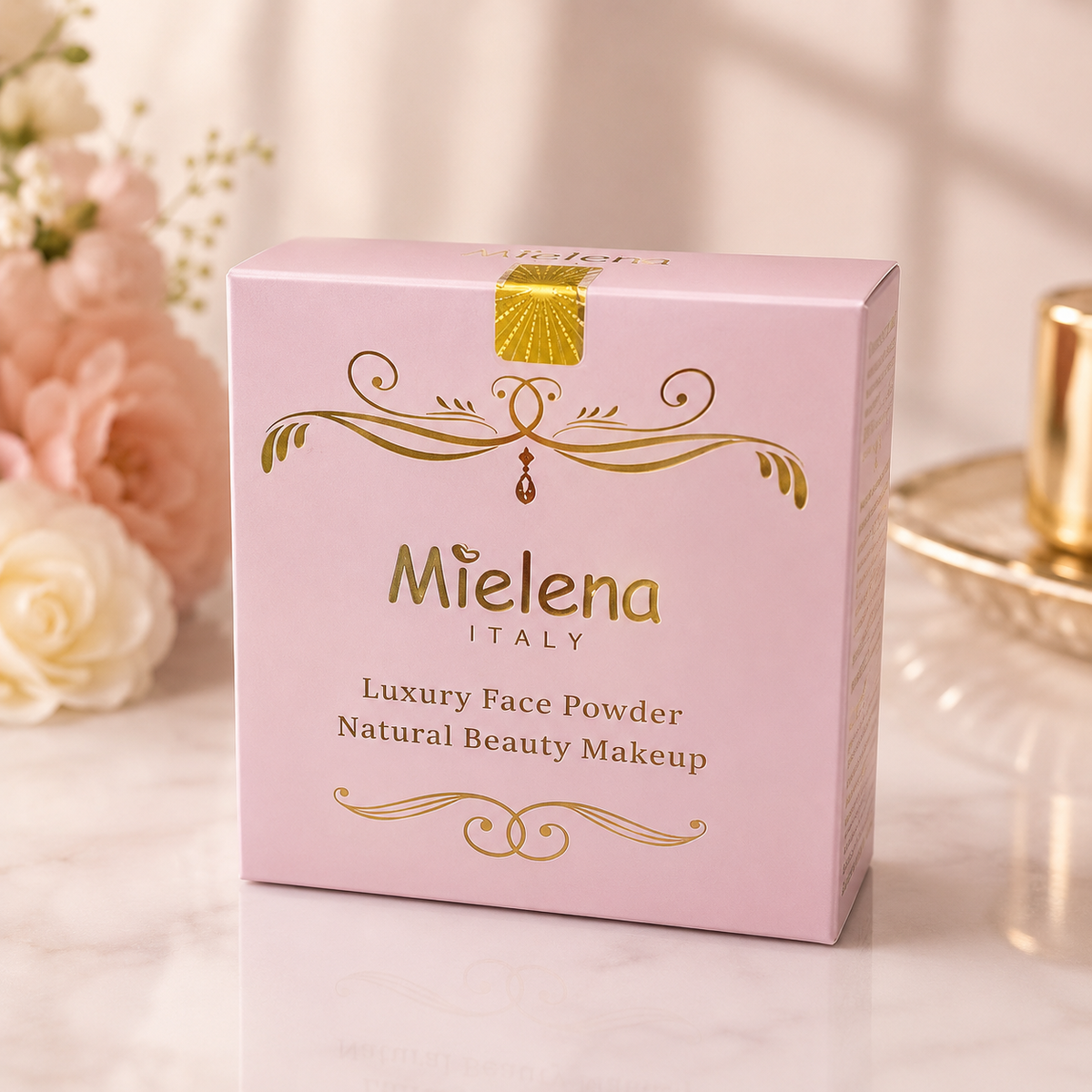 Mielena Italy Luxury Face Powder | Natural Beauty Makeup