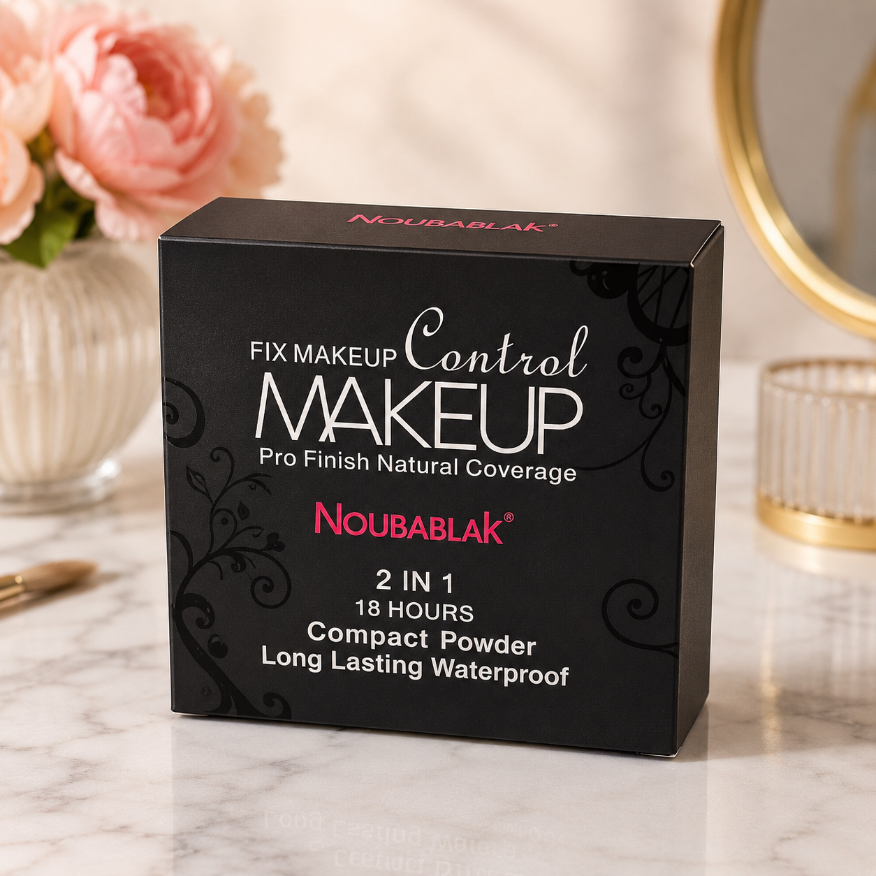 Noubablak Control Makeup 2-in-1 Powder | 18-Hour Waterproof Formula
