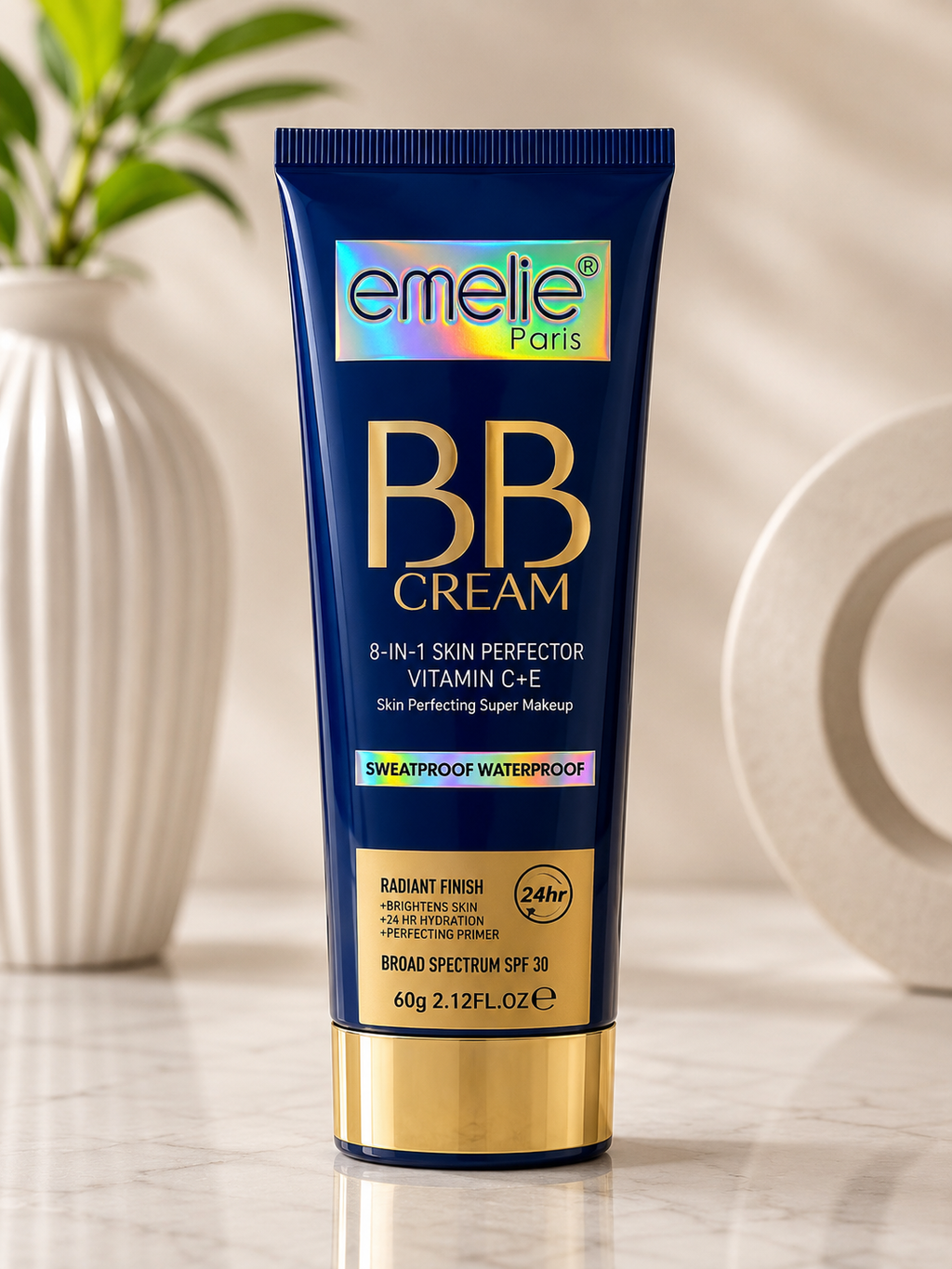 Emelie Paris BB Cream 8-in-1 Skin Perfector – Vitamin C + E