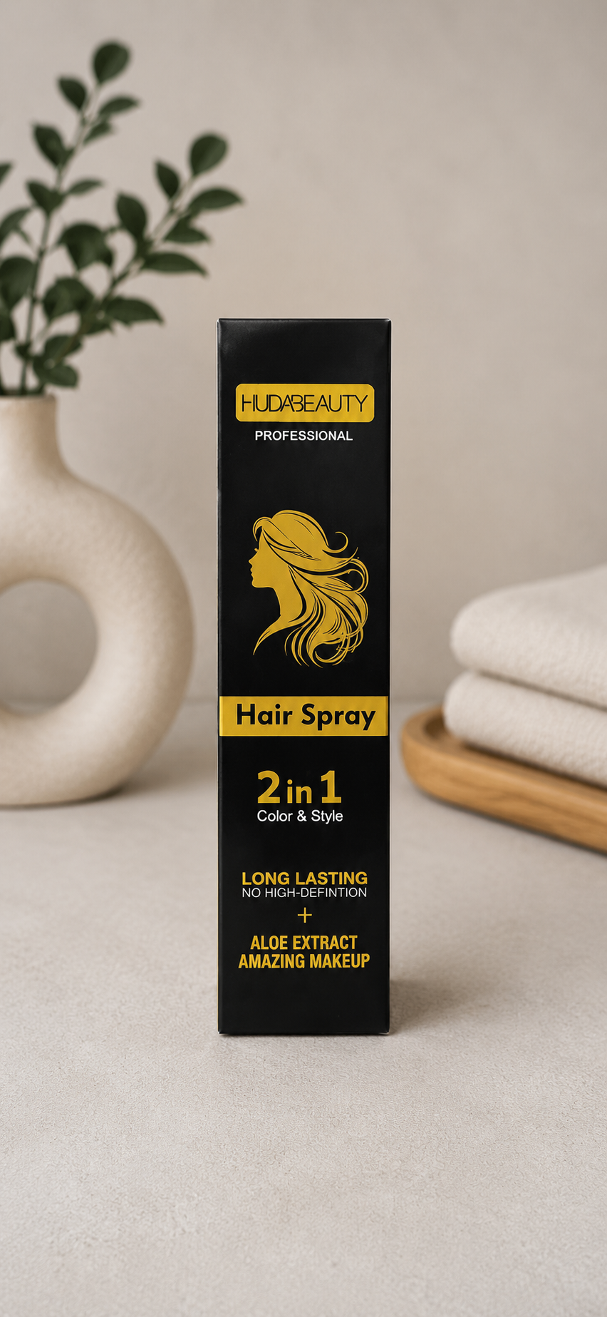 2-in-1 Hair Color & Style Spray – Long-Lasting with Aloe