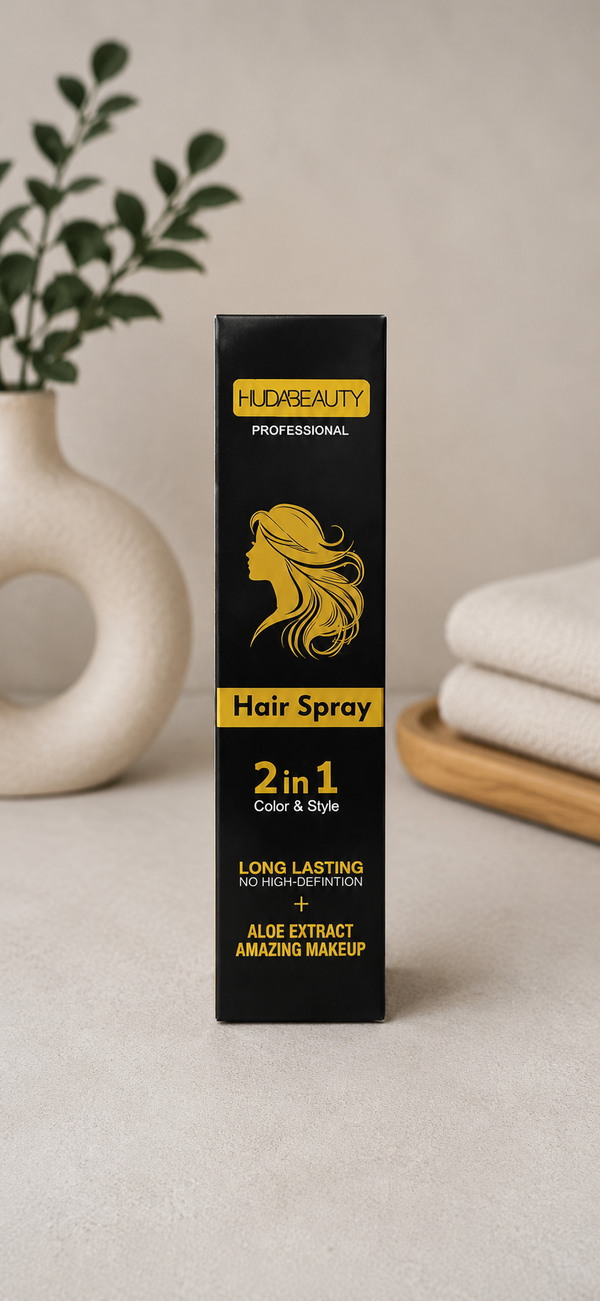 2-in-1 Hair Color & Style Spray – Long-Lasting with Aloe