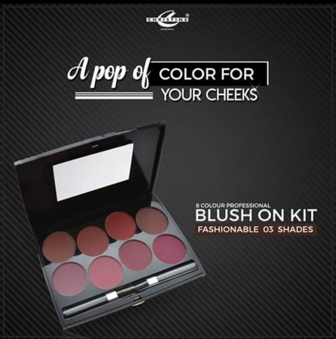Christine 8 Color Blush On Kit