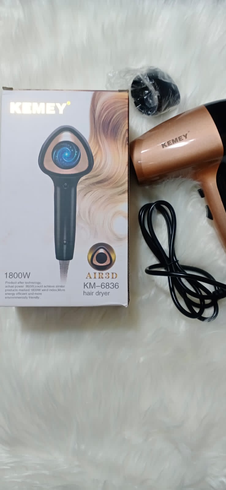 Kemei KM-6836 Air 3D Hair Dryer