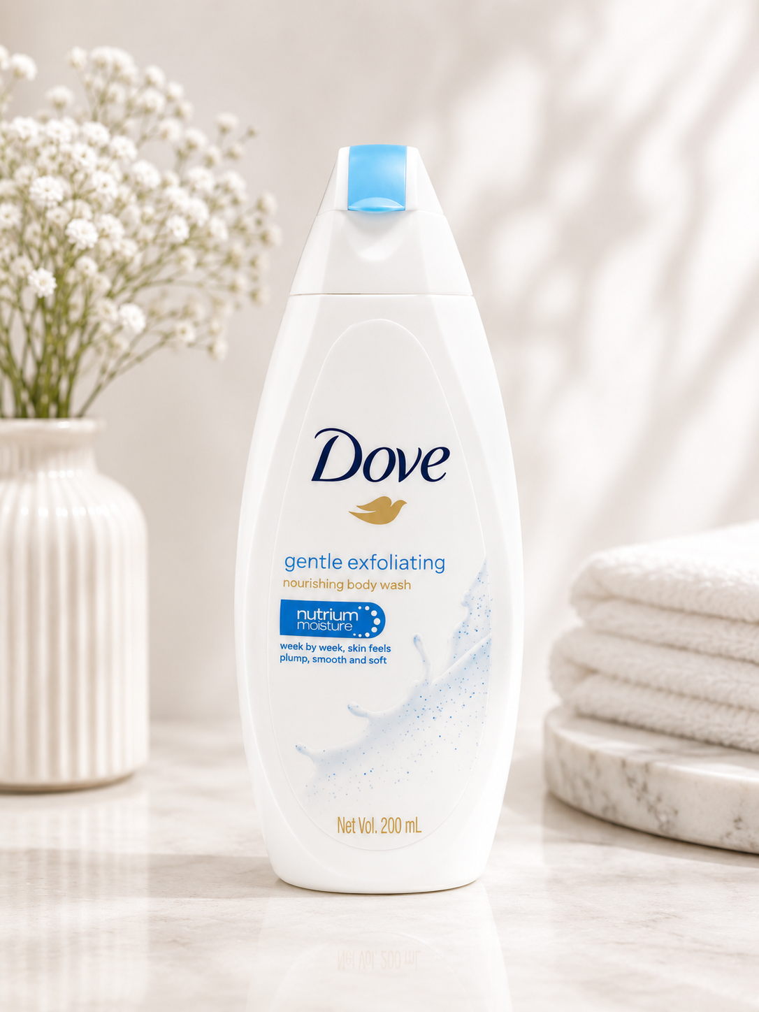 Dove Body Wash 200ml – 4 Variants | Deeply Nourishing, Cucumber, Pomegranate, Exfoliating