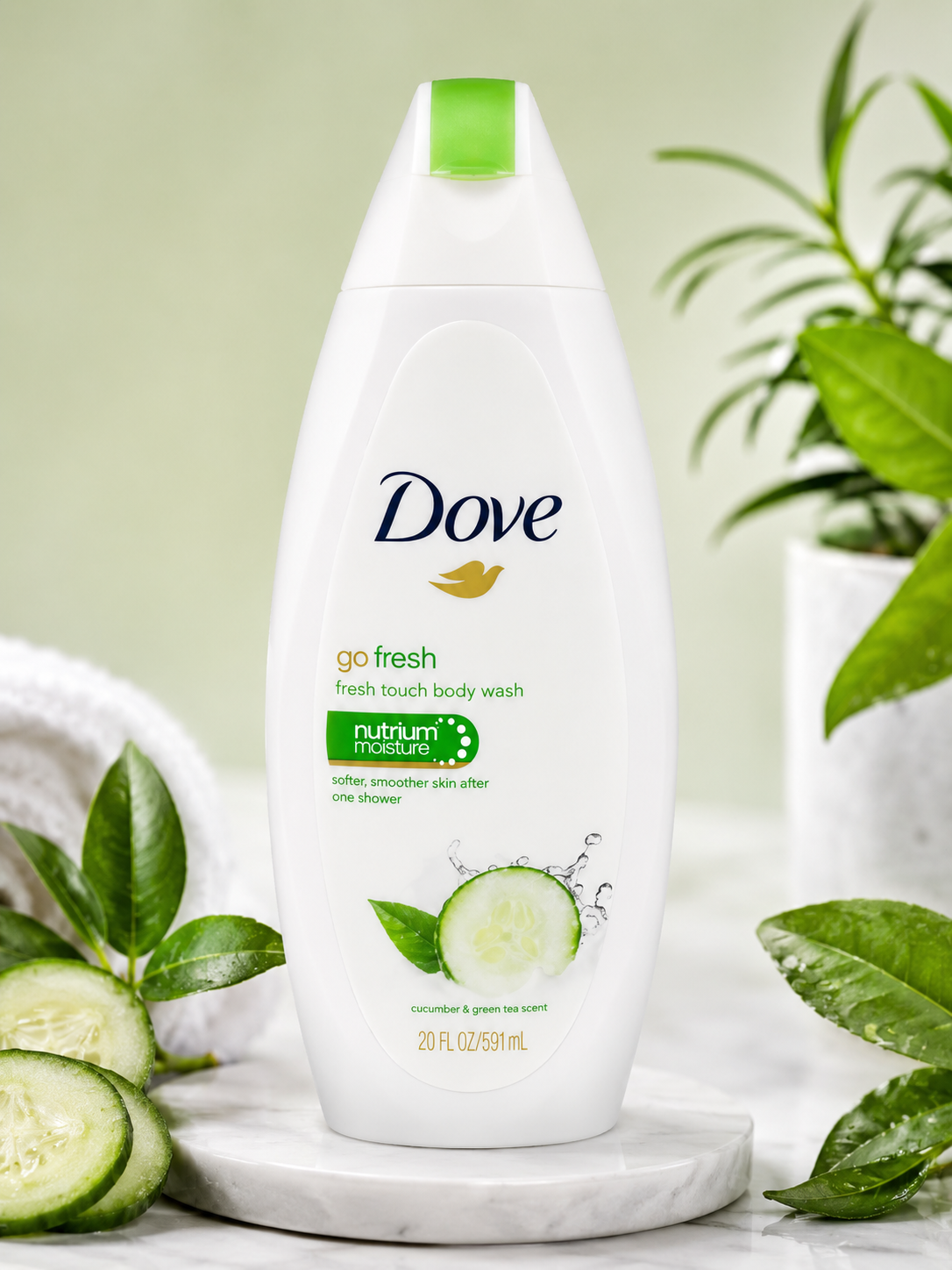 Dove Body Wash 200ml – 4 Variants | Deeply Nourishing, Cucumber, Pomegranate, Exfoliating