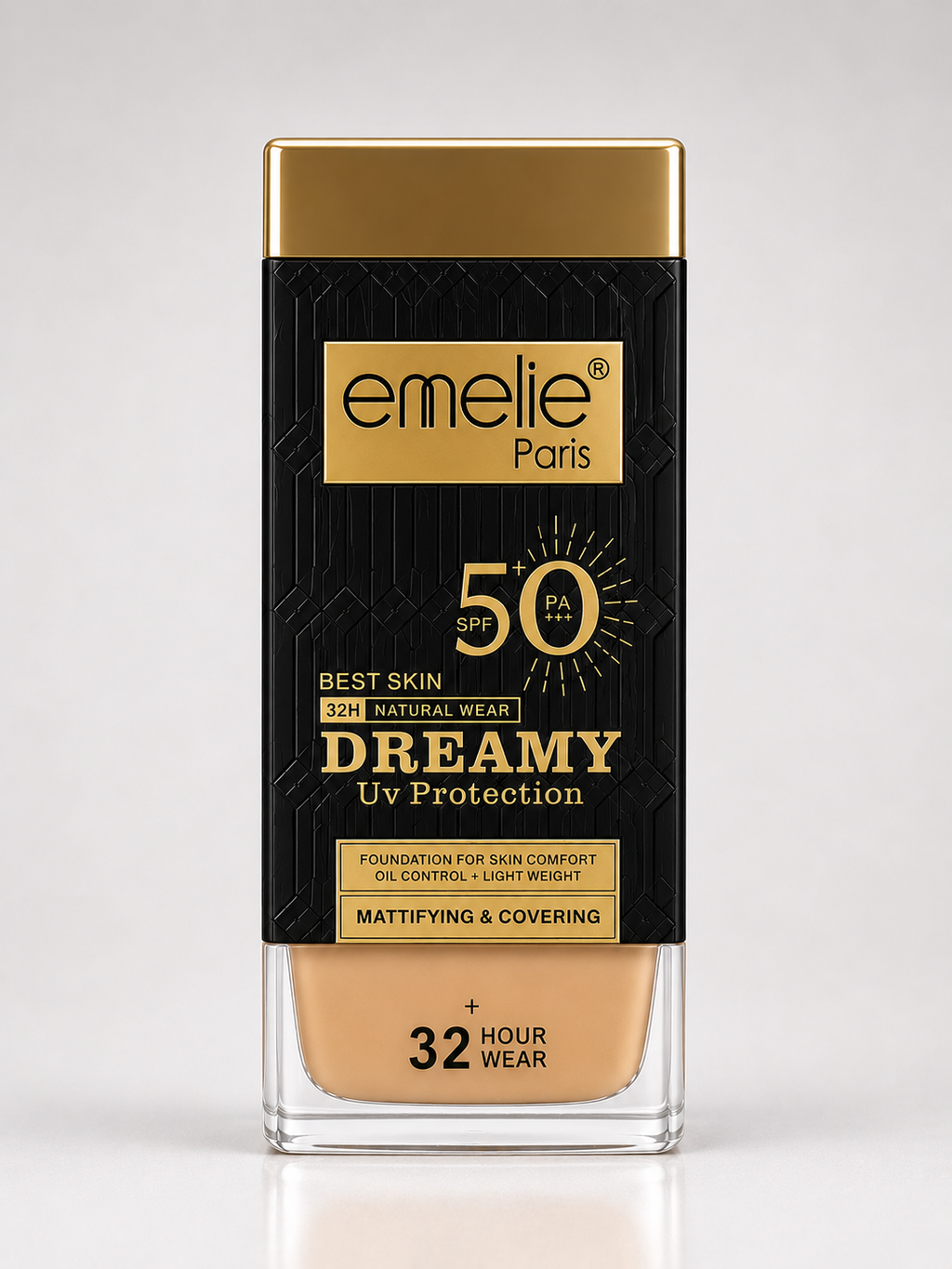 Emelie Paris Dreamy Foundation SPF 50 | 32H Matte Wear