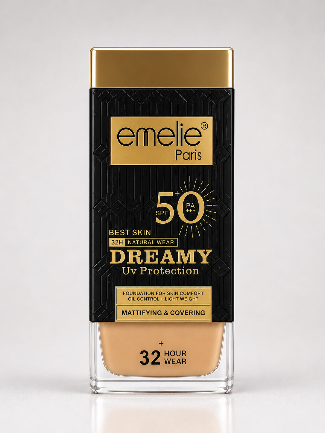 Emelie Paris Dreamy Foundation SPF 50 | 32H Matte Wear
