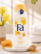 FA Experience Sport Shower Gel | 6 Scents — Pink Rose, Vanilla Honey, Green Citrus, Coconut Water, White Peach, Golden Iris | 94% Natural Ingredients | Eco-Friendly Pack