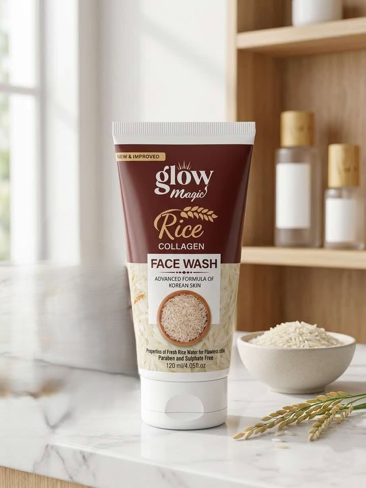 Glow Magic Rice Collagen Face Wash