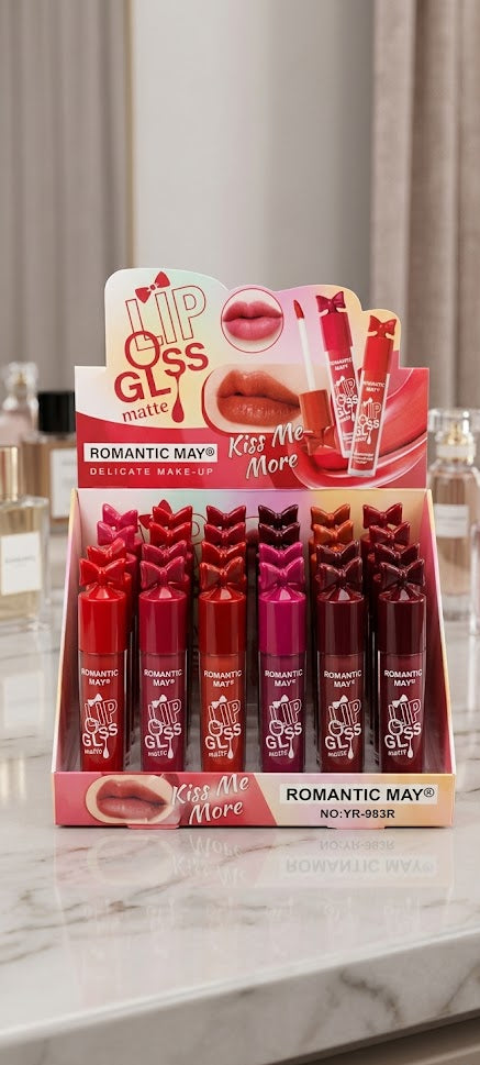 Romantic May Matte Lip Gloss – Kiss Me More Lip Color